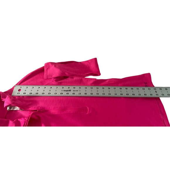 Under Armour ColdGear Fitted Pullover XS Pink Quarter-Zip Thumbholes - Picture 6 of 14